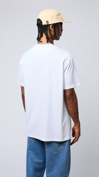 CAMISETA POCKET BANANA BLANCA