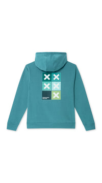 HOODIE SQUARE AMAZON GREEN