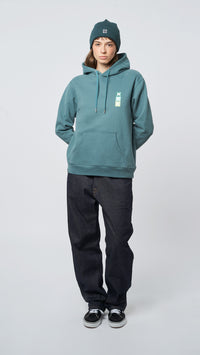 HOODIE SQUARE AMAZON GREEN