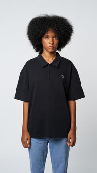 POLO PATCH NEGRO