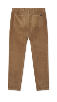 BROWN CORDUROY STRAIGHT PANTS