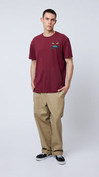 BURGUNDY CLASSIC TEE