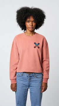 SUDADERA MUJER CLASSIC CORAL