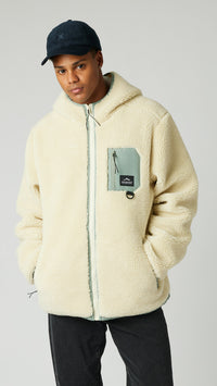 CREAM CAVE POLAR HOODIE