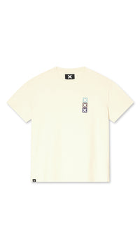 CREAM SQUARE TEE