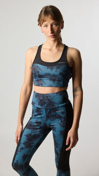 DARK BLUE ACTIVE WOMAN TOP