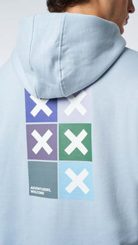 HOODIE SQUARE ICE BLUE