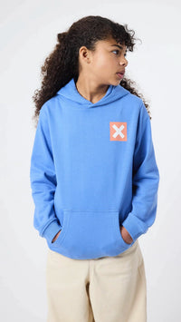 SUDADERA CON CAPUCHA KIDS NATURE JAY BLUE