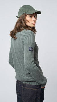 KHAKI TOPAZ KNITTED SWEATER