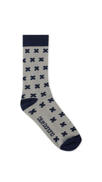 LIGHT GREY MELANGE TROPIC SOCKS