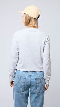 CAMISETA LS BANANA POCKET LIGHT GREY MELANGE