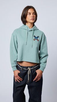 HOODIE MUJER CLASSIC MENTA