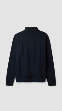 SUDADERA HALF ZIP BANK AZUL MARINO