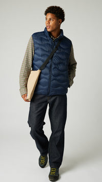 NAVY BLIZZARD PUFFER VEST