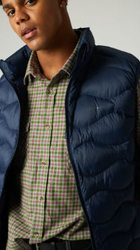 NAVY BLIZZARD PUFFER VEST