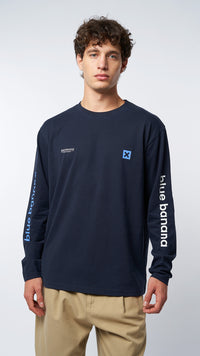 NAVY CORE LS TEE