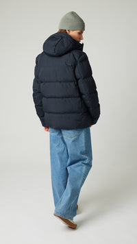 NAVY NEST PUFFER PARKA