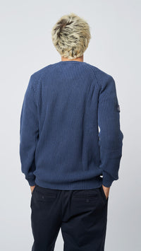 NAVY TOPAZ KNITTED SWEATER