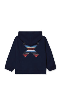 NAVY CLASSIC KIDS HOODIE