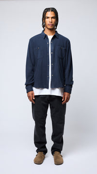 NAVY MIST OVERSHIRT