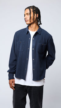 NAVY MIST OVERSHIRT