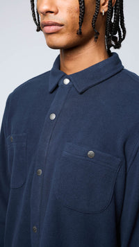 NAVY MIST OVERSHIRT