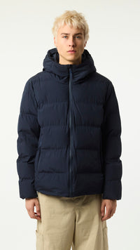 NAVY NEST PUFFER PARKA