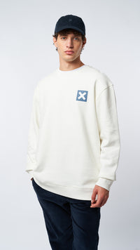 SUDADERA NATURE BLANCO ROTO