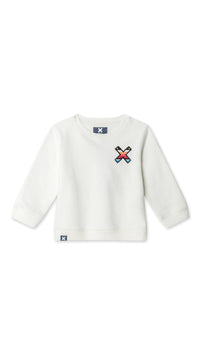 SUDADERA KIDS CLASSIC BLANCO ROTO