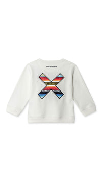 SUDADERA KIDS CLASSIC BLANCO ROTO