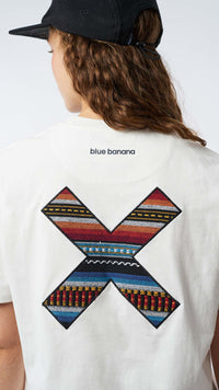 CAMISETA MUJER CLASSIC BLANCO ROTO