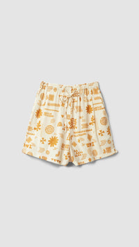 SHORTS MUJER TILE ECRU