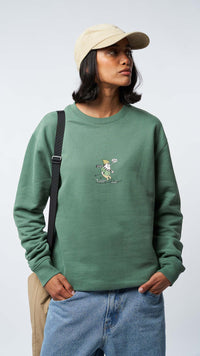 SUDADERA DOWNHILL PINE GREEN