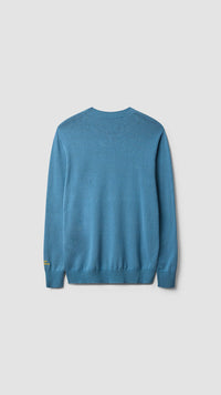 JERSEY KNITTED FISH SKY BLUE