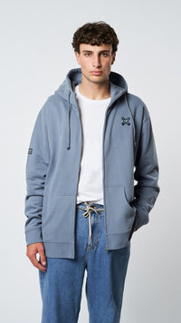 SKY BLUE NEDERLAND FULL ZIP HOODIE