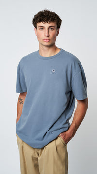 SKY BLUE PATCH TEE