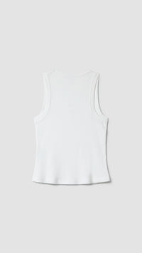 TOP TANK MUJER HEART BLANCO