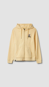 SUDADERA CON CAPUCHA FULL ZIP HARDY LIGHT YELLOW