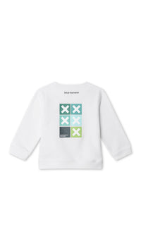 SUDADERA KIDS SQUARE BLANCA